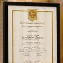 Certificat d’excellence exposé au spa